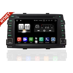 KIA Sorento 2009 - 2012 Android multimedia bilstereo DVD GPS Gratis backkamera